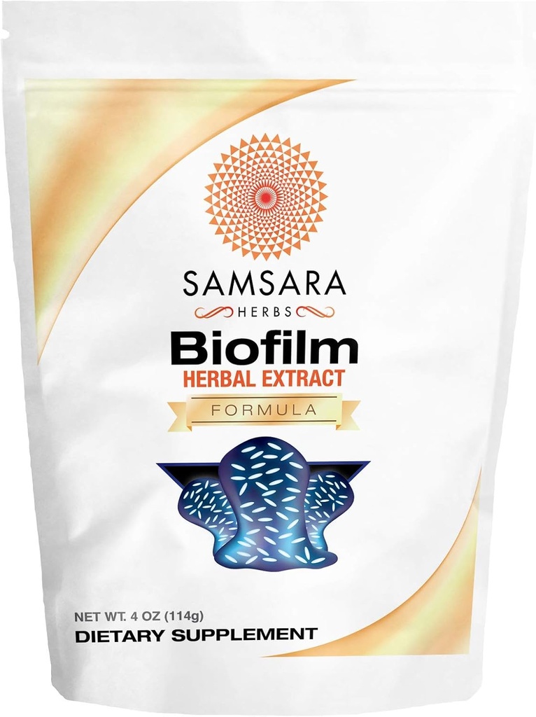 Samsara Herbs Biofilm Fórmula Herbal Powder (4oz/114g) 20:1 Extracto concentrado
