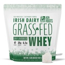 AGN Roots Grass Fed Whey Protein Powder Isolate - Unflavored - Unsweetened - Certified Entire Life On Pasture - A Greener World - ASPCA Lista de marcas registradas - Reportd-Sport - 3lbs