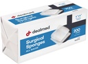 Esponjas quirúrgicas de 4" x 4", 12-Ply, absorbent Woven Gauze Pads, No-Sterile Wound Care for First Aid Kit and Medical Facilities, 200 Cuenta (Pack of 1)