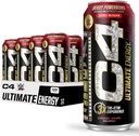 Cellucor C4 Ultimate x WWE | Pre Workout Sugar Free Energy Drink | Tri-Stim Experience with 300mg Caffeine + TeaCrine + Dynamine | Berry Powerbomb | 16oz (Pack of 12)