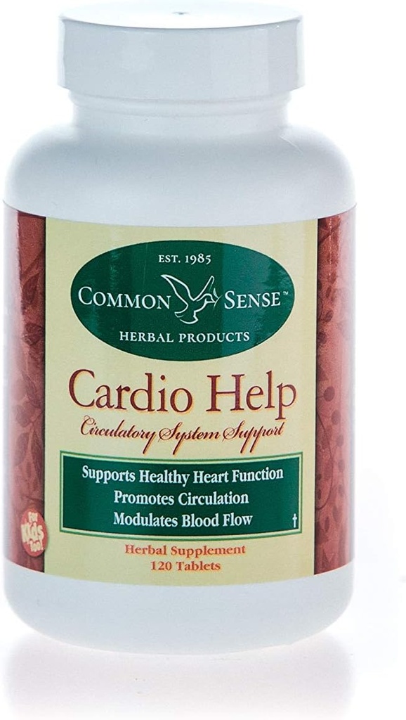Productos herbales de sentido común Cardio Help (120 Tablet): Sistema circulatorio
