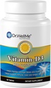Vitamina D3-5000 UI, suplemento dietético de fuerza extra para el soporte de huesos, músculos e inmunes saludables, 60 tabletas Easy-to-Swallow Packed for 2 Month Supply