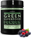Sun Bay Foods Triple Berry Green Superfood Powder ← Non-GMO Silencio Super Greens Drink Blend ← 10 oz.