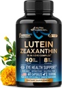 Vitaminas Oculares - Suplementos de Luteina y Zeaxantina - Suplemento Basado en AREDS2 para adultos mayores - Salud Ocular &amp; Visión Soporte - Saffron, Zinc, Vitaminas, Cobre, Super Verdes - Hecho en EE.UU., 60 cápsulas