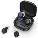 Ayudas de Audición, Ayudas de Audición recargables para adultos mayores con control de volumen táctil, Amplificador de Audición Digital de 16 canales con reducción de ruido,Confort