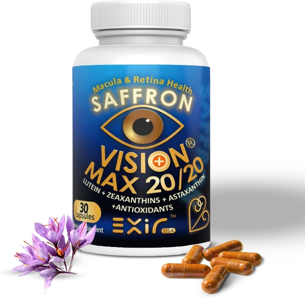 Suplemento de vitaminas Oculares EXIR para Visión, Estreno Ocular, Ojos secos, VM20-30 cápsulas