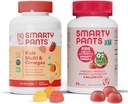 SmartyPants Kids Multivitamin Gummies and Probiotic Immunity Bundle: Omega 3 Fish Oil (EPA/DHA), Vitamina D3, C, Vitamina B12, B6, Digestive &amp; Immune Support Supplement (30 Day Supply)