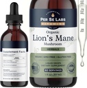 Lions Mane Mushroom Suplemento Liquid Drops ← Immune System Booster, Brain Supplement Focus &amp; Memory peru Organic Lion's Mane Extract
