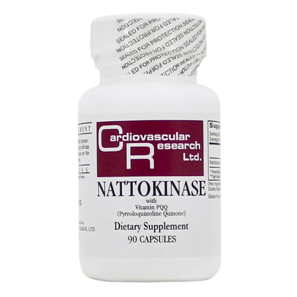 Nattokinase 50mg/1000FU 90 Capsules - 2 Pack - Ecological Formulas/Cardiovascular Research