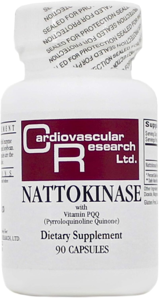 Nattokinase 50mg/1000FU 90 Capsules - 2 Pack - Formulas ecológicas/Investigación cardiovascular