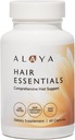 Alaya Hair Essentials - Suplemento de pelo con Biotina, Queratina, Ácido Fólico, Vitamina B12, B6 - Lab Tested - Gluten Free - 30 Day Supply