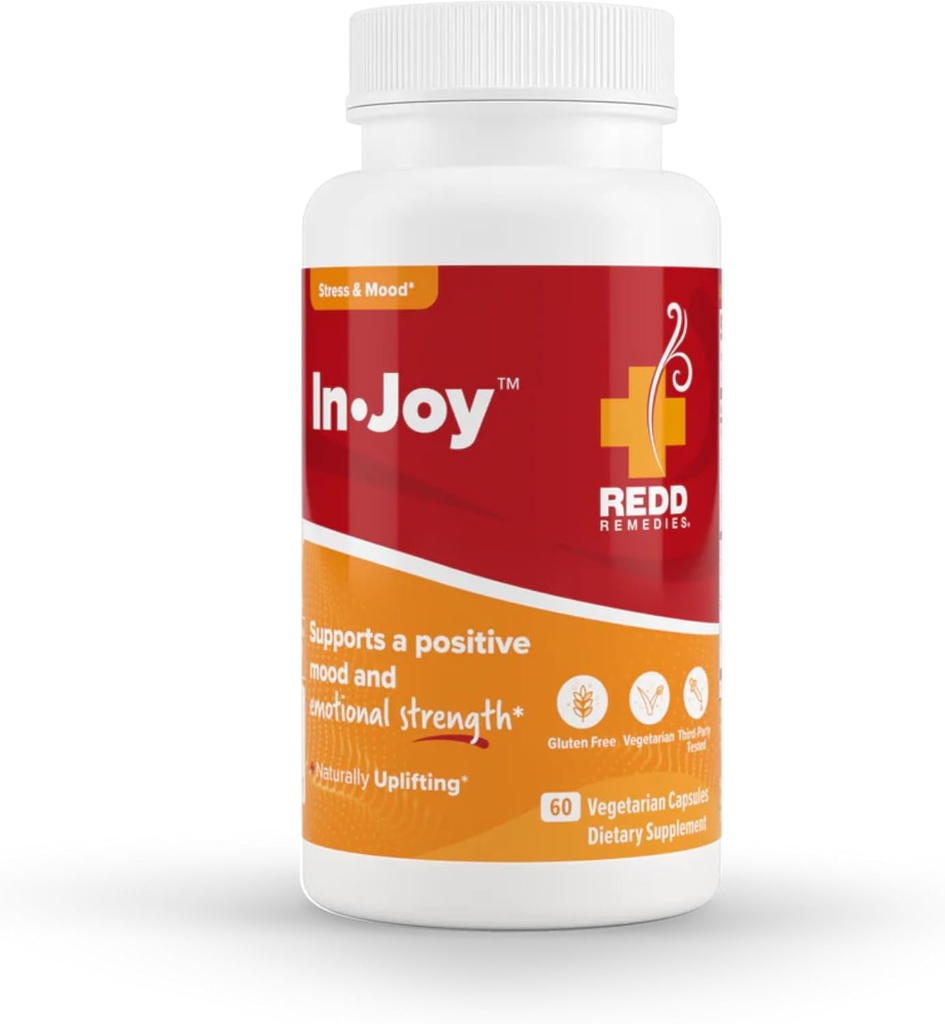 Redd Remedies, In Joy, Supports Mood and Emotional Strength, 60 Tablets