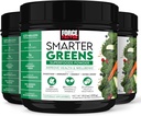 FORCE FACTOR Smarter Greens Superfoods Powder, 3-Pack, soporta la digestión y el rubor, la inmunidad y la energía, Greens Powder con Probióticos, Enzymes Digestivas, Antioxidantes y Fiber, 90 Servimientos