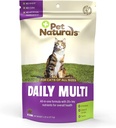 Pet Naturals Multivitamina diaria para gatos con Biotina, Taurina y Arginina, 30 Pez Flavored Chews