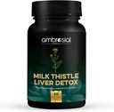 AMBROSIAL Milk Thistle Capsules - Pack de 1-60 cápsulas
