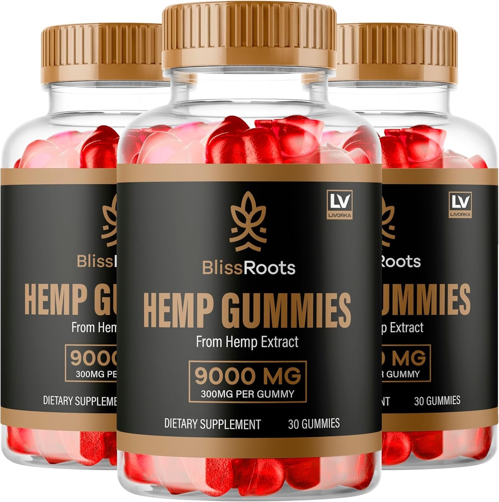 (3 Pack) Botas de bienaventuras Gummies 300 mg por Gummy, BlissRoots Gummies, Bliss Roots, Bliss Roots Gummy, Bliss Roots Gummies, Bliss Orgánica Gotas, Bliss Suplemento Gummy, 90 Gummies 3 meses