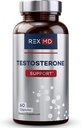 REX MD Testosterone Support Suplemento para Hombres Silenciosos Soportes Energía, resistencia, rendimiento ← Ingredientes naturales incluyendo Fenugreek Ayuda Apoyo a los niveles de testosterona del cuerpo, hechos en EE.UU.