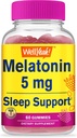WellSí Melatonin Gummies 5 mg - Sabores de origen natural - Suplemento Gummy libre de drogas - Gluten Gratis y Gelatin Gratis, Vegetariano - 60 Gummies