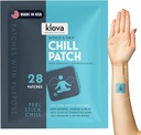 Patches Klova Chill con Sensoril Ashwagandha, Rhodiola Rosea, Flores de Pasión, Extracto de raíz de jengibre, L-Theanine, GABA y otros ingredientes naturales para ayudar a la amante, relajarse y relajarse