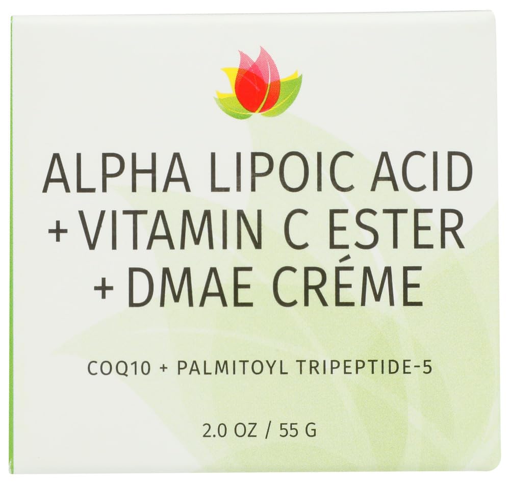 REVIVA LABS - Ácido Lipoico Alfa Vitamina C Ester DMAE Crema (2.oz)
