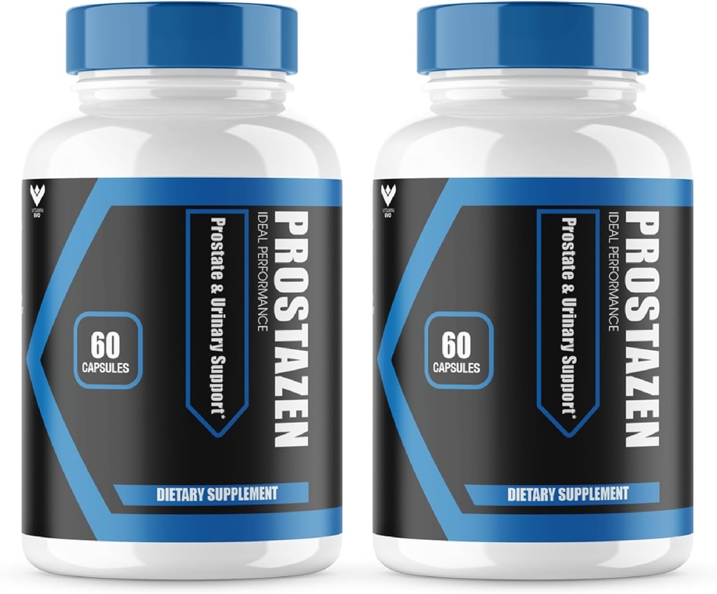 (2 Pack) Cápsulas de próstata, Píldoras oficiales para apoyar la salud de próstata, Fórmula de próstata Prostazen Plus Premium, Prostazen para la próstata sana, Prosta Zen Pastillas Reseñas (120 Cápsulas)