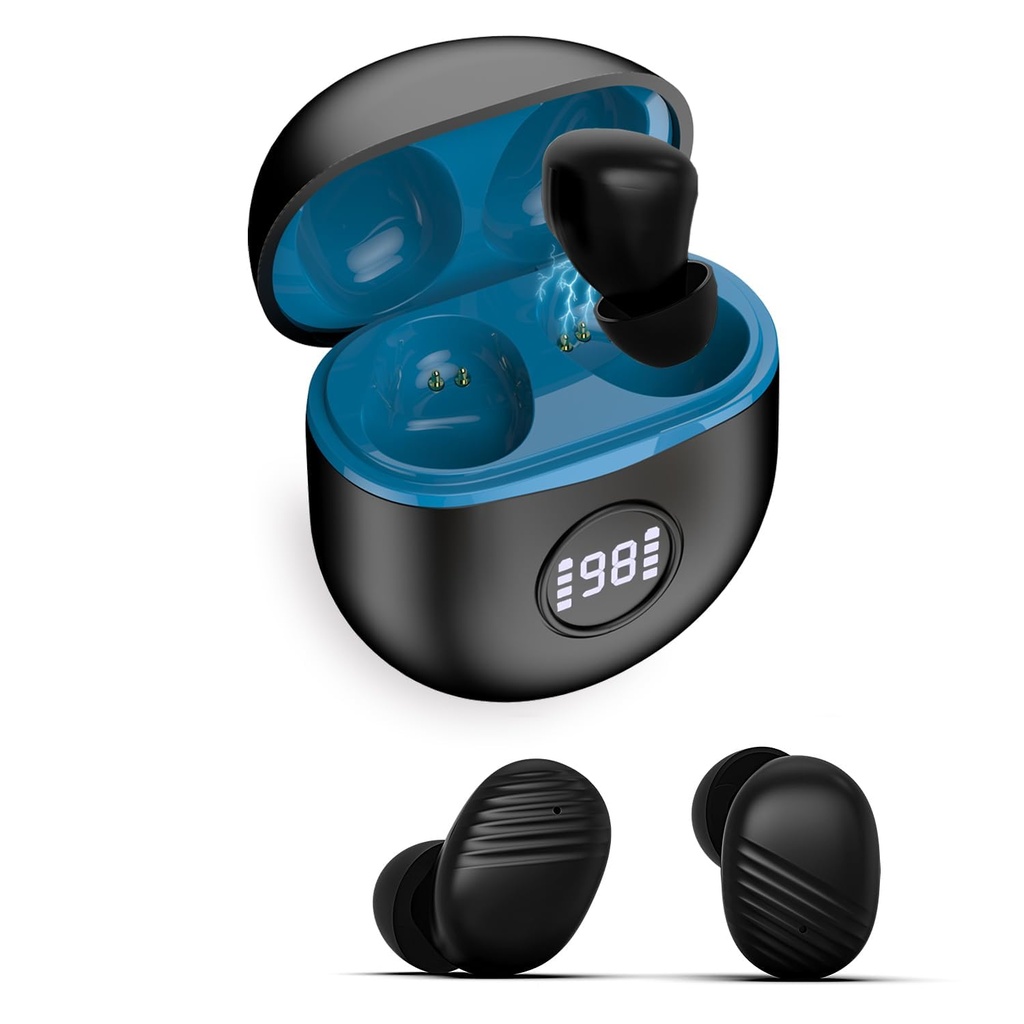 Hearing Aids,Rechargeable Hearing Aids for Seniors with Noise Cancelling, Small in Ear Hearing Amplifiers No Squealing and Charging Case LED Display.