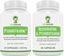 VitaMonk Longevity Duo - Resveratrol &amp; Pterostilbene Power Pack