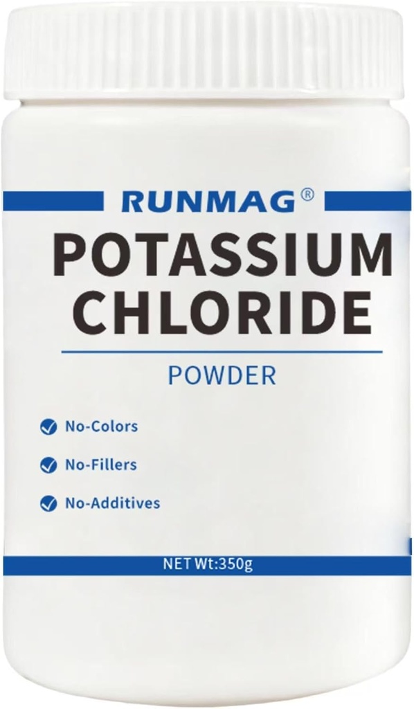 Polvo de cloruro de potasio - Substituto de sal 350g por contenedor