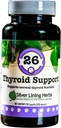 Soporte de tiroides para perros - Suplemento herbal natural para ayudar a mantener la función tiroidea saludable, respiración " Peso - 90 cápsulas