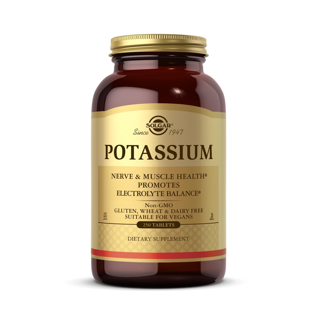 Potassium Gluconate Solgar 250 Tabs