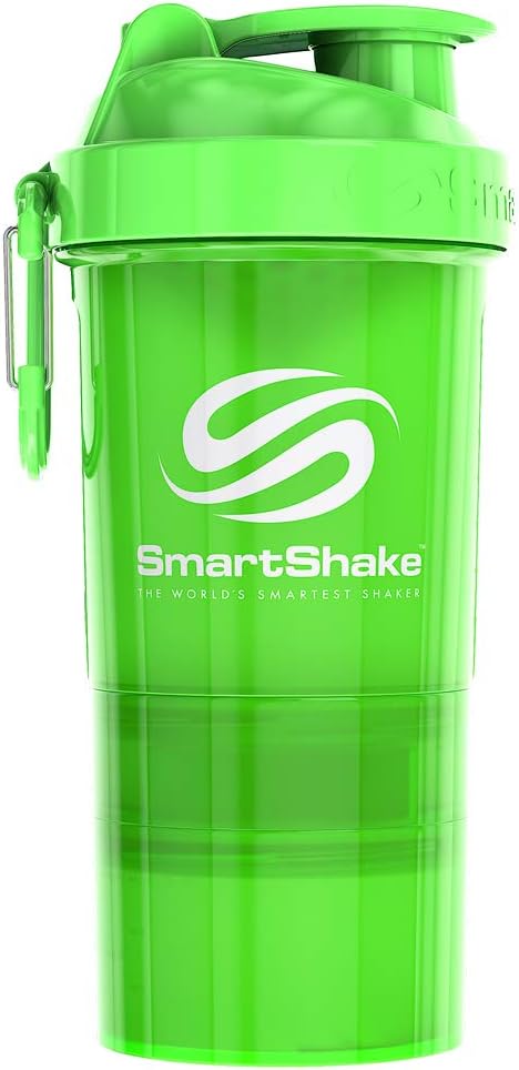 Original 2GO Bottle, 20 oz Shaker Cup, Neon Green