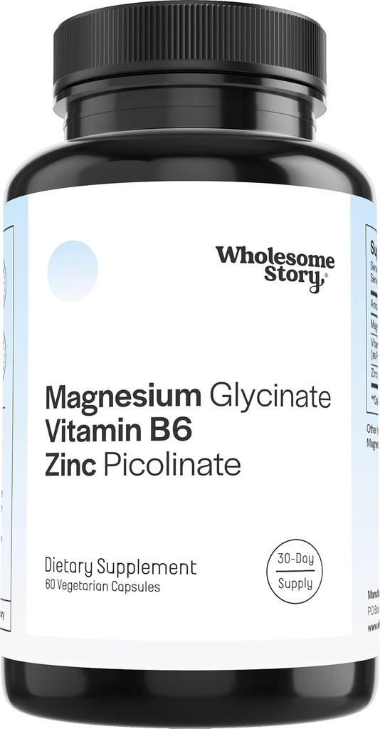 3-in-1 Zinc Picolinate Magnesium Glycinate Suplementos con Vitamina B6 TEN Magnesium y Zinc Vitamin TEN Reproductive & Fertility Health, Hormone Balance, Immune System Support confidencialidad Packaging May Vary