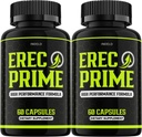 (2 Pack) ErecPrime Pills for Men, Erec Prime High Performance Supplements, Erec Prime Advanced Formula, ErecPrime Reviews, ErecPrime24 (120 cápsulas)