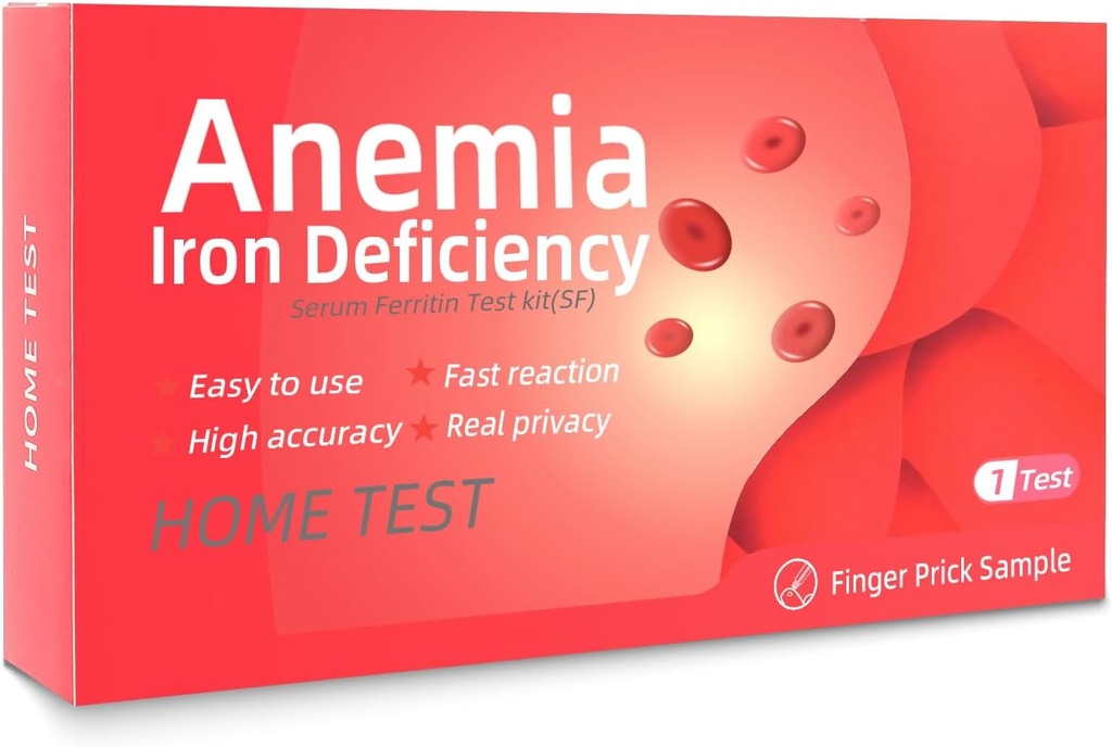 Iron Deficiency Kit de prueba para niños y adultos, Prueba de inicio rápida