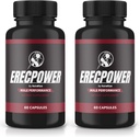 (2 Pack) Erecpower Capsules, Erecpower Pills for Hombre, Erecpower Male Performance Supplement, Advanced Formulation to Support Men's Active Lifestyle, Erec Power Pastillas Reviews (120 cápsulas)