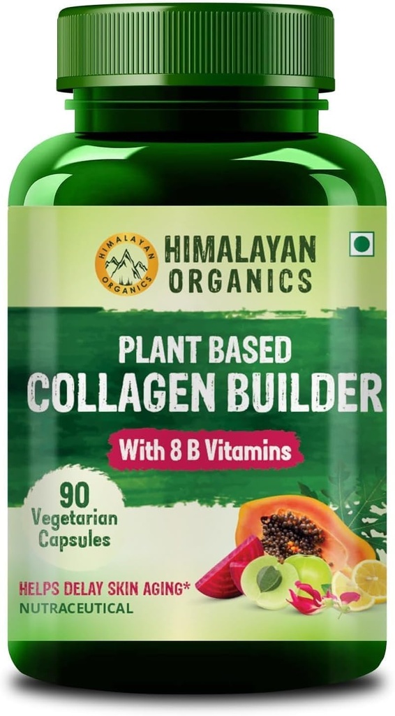 Constructor de colágeno basado en plantas (90 cápsulas de Veg) 100% Herbal con NO Efectos secundarios conocidos - por farmaciavida