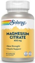 Citrato de magnesio Solaray 400 mg 90 cápsulas