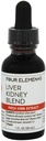 Riñón de hígado Blend Herbal Tintura Cuatro Elementos Hierba orgánica 1 oz líquido