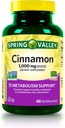 jogi Cinnamon Suplemento dietético, 1000 mg Metabolismo Apoyo Suplemento dietético 400 Cuenta