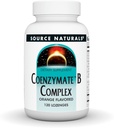 Fuente Naturales Coenzymate B Complejo - Orange Flavor Que se funde en la boca - B Vitaminas - 120 Lozenges