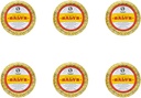 Rawleigh Antiseptic Salve Iconic Yellow Big Tin: 4.5 oz, Multi-Purpose Ointment Soothes Cuts, Bruises, Irritations, with Turpentine, Phenol, Cottonseed Oil &amp; Paraffin, Original Formula - Pack of 6