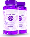 árbol púrpura Post-Celebration Wellness Suplemento ← Soporte para el hígado, Replenisher del cuerpo, hidratación rápida DIhydromyricetin DHM, Milk Thistle, Electrolytes, Vitamina B, Willow Bark, Quercetin (180 pastillas)
