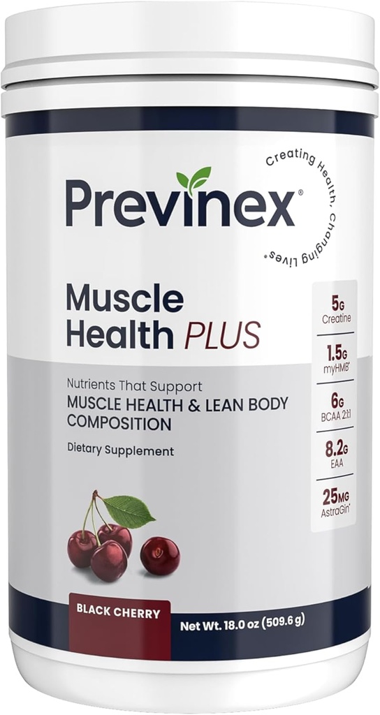 Muscle Health Plus – All-in-One Creatine Monohydrate " Amino Acids Powder with myHMB " AstraGin – BCAA 2:1 y Aminoácidos esenciales Suplemento para la fuerza, recuperación " Lean Muscle