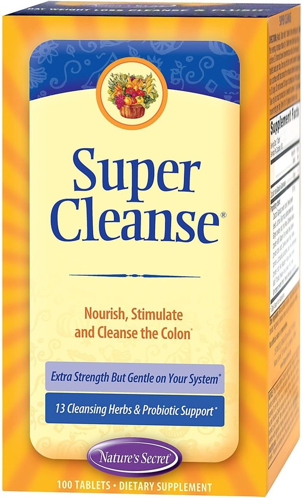 Naturaleza Secreto Super Limpiar Fuerza Extra – 100 Tabletas