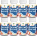 2400MG Liposomal Glutathione, con Vitamina C, Leche Thistle & Alpha-Lipoic Acid, Master Antioxidants, Pure Reduced L-Glutathione - Immune System, Cell Repair, Energy, High Absorption, 480 Softgels