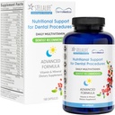 StellaLife DentaMedica Vegan Daily Multivitamin Nutritional Support for Faster Dental Surgery Recovery, VIT D3 K2 C B Zinc CoQ10 Magnesium, Healthy Bones & Gums, Non-GMO, GMP USA, 168 cápsulas