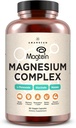 Complejo de Magnesio AMANDEAN Magtein. L-Threonate, Glycinate, Malate Triple Blend Chelated Magnesium Suplemento. 90 Veggie Capsules. Ingredientes de alta absorción. Salud cerebral, sueño, calma*.