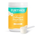 Más alimentos Vainilla Collagen Peptides Polvo, Hidrolyzed de pasto de grano Tipo 1 & 3 Proteína, Gut Health + Conjunto, Cabello, Piel, uñas, Paleo Keto Sin azúcar 22.22 oz