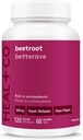 HEAL + CO. Beetroot 650mg - High Power, Ultra-Pure, Organic, Superfood - Vegan, GMO-Free, Gluten-Free, Allergen-Free - Caja de 120 cápsulas vegetales