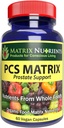 Matriz PCS - Niveles bajos de PSA para la próstata saludable - 100% Natural Ingredientes: Saw Palmetto, Rabdosia, Scute, Plantago Focium, Chrysantaomum, Ganoderma, Lotus Seed - Vegan Capsules (60ct)